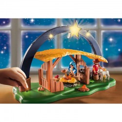 Christmas: Illuminating Nativity Manger 9494