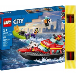 LEGO FIRE RESCUE BOAT 60373 ΔΩΡΟ ΛΑΜΠΑΔΑ