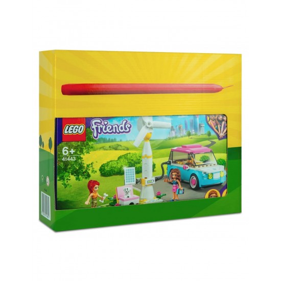 LEGO Λαμπάδα Friends Ηλεκτρικό Αυτοκίνητο Της Ολίβια 41443